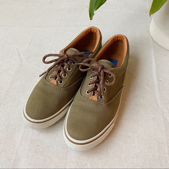 • Keds Korea • Champion Canvas Leather Shoes 6.5 - Picture 12 of 16